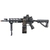 G&G AEG CM16 LMG STEALTH AIRSOFT RIFLE BLACK