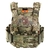 TACBULL COLETE TACTICAL PLATE CARRIER LASER MOLLE WATER-RESISTANT COATING MULTICAM