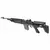 Rifle Airsoft AEG G&G GR14 EBR Long Preto, modelo com design moderno e detalhes em preto.