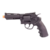 Revolver Airsoft SRC 4.5mm CO2 Herc 4" na cor preta, com cano laranja.