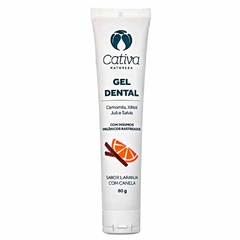 GEL DENTAL LARANJA COM CANELA 80G