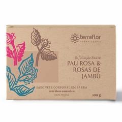 SABONETE NATURAL PAU ROSA E ROSA DE JAMBU 100G - comprar online