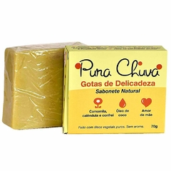 SABONETE NATURAL GOTAS DE DELICADEZA 70ML ( PURA CHUVA )