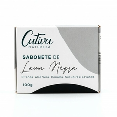 SABONETE NATURAL LAMA NEGRA 100G