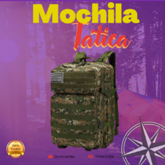 Mochila camping/acampamento, tático 25L/45L