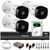 Kit 3 Câmeras Intelbras Bullet VHC 1120 HD e Gravador mhdx 1004-C, HD 2TB