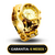 Relógio Invicta Banhado a Ouro 18K Masculino Dourado Para Homens Estilosos + 2 - comprar online