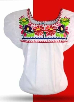 Blusa bordada mexicana