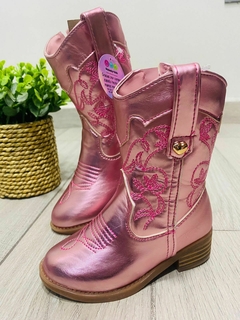 Bota vaquera metalica - comprar en línea