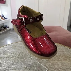 Zapato charol tornazol vino