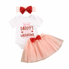 Conjunto daddys little valentine