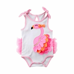 Romper flamingo