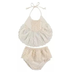 Conjunto encaje ivory