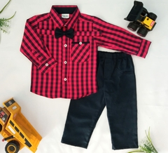 Conjunto camisa cuadros