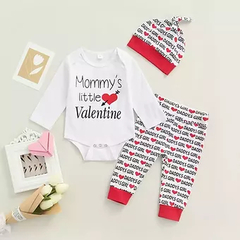 Conjunto mommy´s little valentine