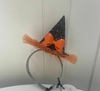 Sombrero brujita diadema naranja