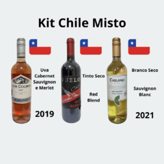 Kit Chile Misto (Los Coches - Rosé, Vuelo Red Blend - Tinto, Chilano - Branco)