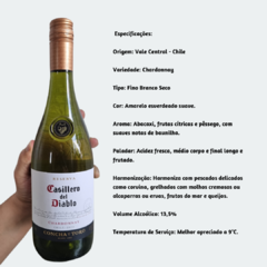 Casillero Del Diablo Chardonnay Reserva - Vinho Fino Branco Seco - 750ml / 2020 / Chile - comprar online