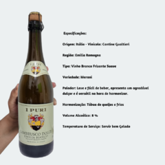 Lambrusco Dell Emilia I Puri - Vinho Branco Frisante Doce - 750ml - Itália - comprar online