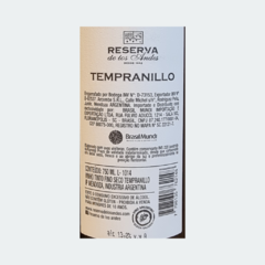 Reserva de Los Andes Tempranillo - Vinho Fino Tinto Seco - 750ml / 2021 / Argentina na internet