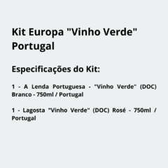 Kit Europa "Vinho Verde" Portugal (A Lenda, Lagosta) - comprar online