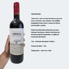 Miolo Seleção Carbenet Sauvignon & Merlot - Vinho Fino Tinto Seco - 750ml / 2021 / Brasil - comprar online