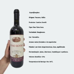 Cantina Sorelli Vino Rosso Sangiovese - Vinho Fino Tinto Seco - 750ml / Toscana-Itália - comprar online