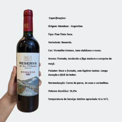 Reserva de Los Andes Bonarda - Vinho Fino Tinto Seco - 750ml / 2021 / Argentina - comprar online