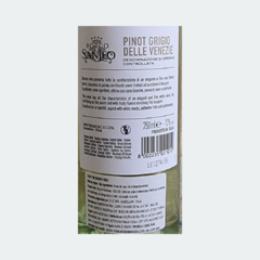 Borgo SanLeo Pinot Grigio Dele Venezie (DOC) - Vinho Fino Branco Seco - 750ml / 2020 / Itália na internet