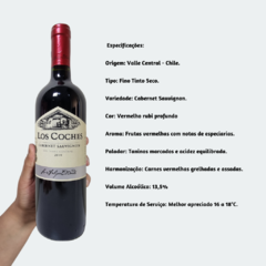 Los Coches - Cabernet Sauvignon - Vinho Fino Tinto Seco - 750ml / 2019 / Chile - comprar online