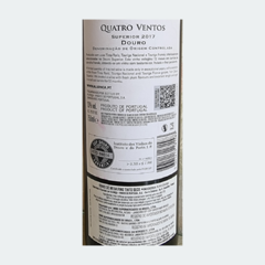 Quatro Ventos Bacalhôa - Superior 2017 - (DOC) - Vinho Fino Tinto Seco - 750ml / Douro-Portugal na internet