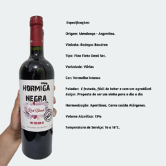 Hormiga Negra Red Blend Sweet - Vinho Fino Tinto Demi Sec – 750ml / 2022 / Mendoza-Argentina - comprar online