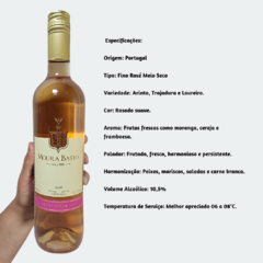 Moura Basto "Vinho Verde" (DOC) - Vinho Fino Rosé Meio Seco - 750ml / Portugal - comprar online