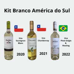 Kit Branco América do Sul (Casillero, Miolo Seleção, Chilano)