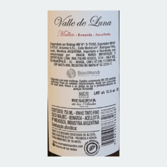 Valle de Luna WineMaker Selection - Malbec, Bornada e Ancellotta - Vinho Fino Tinto Seco - 750ml / 2019 / Argentina na internet