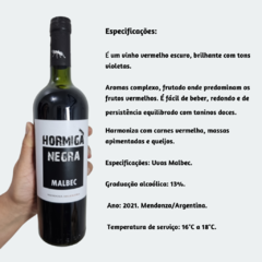 Hormiga Negra Malbec - Vinho Fino Tinto Seco – 750ml / 2021 / Argentina - comprar online