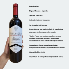 Valle de Luna WineMaker Selection - Cabernet Sauvignon - Vinho Fino Tinto Seco - 750ml / 2021 / Argentina - comprar online