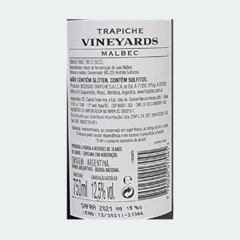 Trapiche Vineyards Malbec - Vinho Fino Tinto Seco - 750ml - 2021 / Mendoza-Argentina na internet