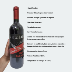 Vuelo Red Blend - Vinho Fino Tinto Seco - 750ml - Chile - comprar online