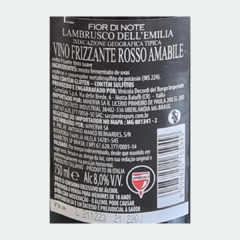 Espumante Fior Di Note Lambrusco Rosso - Frisante Tinto Suave - 750ml / Itália na internet