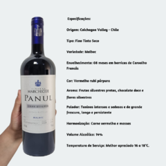 Panul Gran Reserva - Viñedos Marchigue - Malbec - Vinho Fino Tinto Seco - 750ml / 2020 / Chile - comprar online