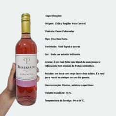 Casas Patronales Reservado Rosé Syrah - Vinho Fino Rosé Seco - 750ml - 2021 / Chile - comprar online