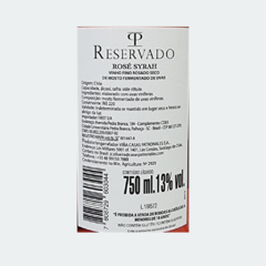 Casas Patronales Reservado Rosé Syrah - Vinho Fino Rosé Seco - 750ml - 2021 / Chile na internet