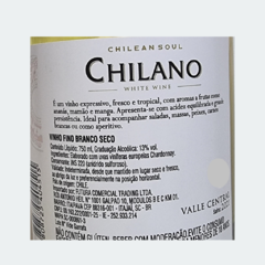 Chilano Chardonnay - Vinho Fino Branco Seco - 750ml / 2021 / Chile na internet