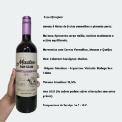 The Grill Master Fan Club Cabernet Sauvignon-Malbec - Vinho Fino Tinto Seco - 750ml /2021 / Argentino - comprar online