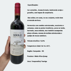 Miolo Seleção Touriga Nacional & Tempranillo - Vinho Fino Tinto Seco - 750ml / 2020 / Brasil - comprar online