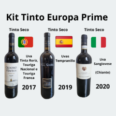 Kit Tinto Europa Prime (Quatro Ventos, Pata Negra, Chiante)