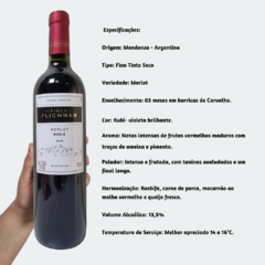 Finca Flichman Merlot Roble - Vinho Fino Tinto Seco - 750ml / 2020 / Argentina - comprar online