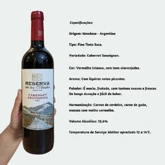 Reserva de Los Andes Cabernet Sauvignon - Vinho Fino Tinto Seco - 750ml / 2021 / Argentina - comprar online