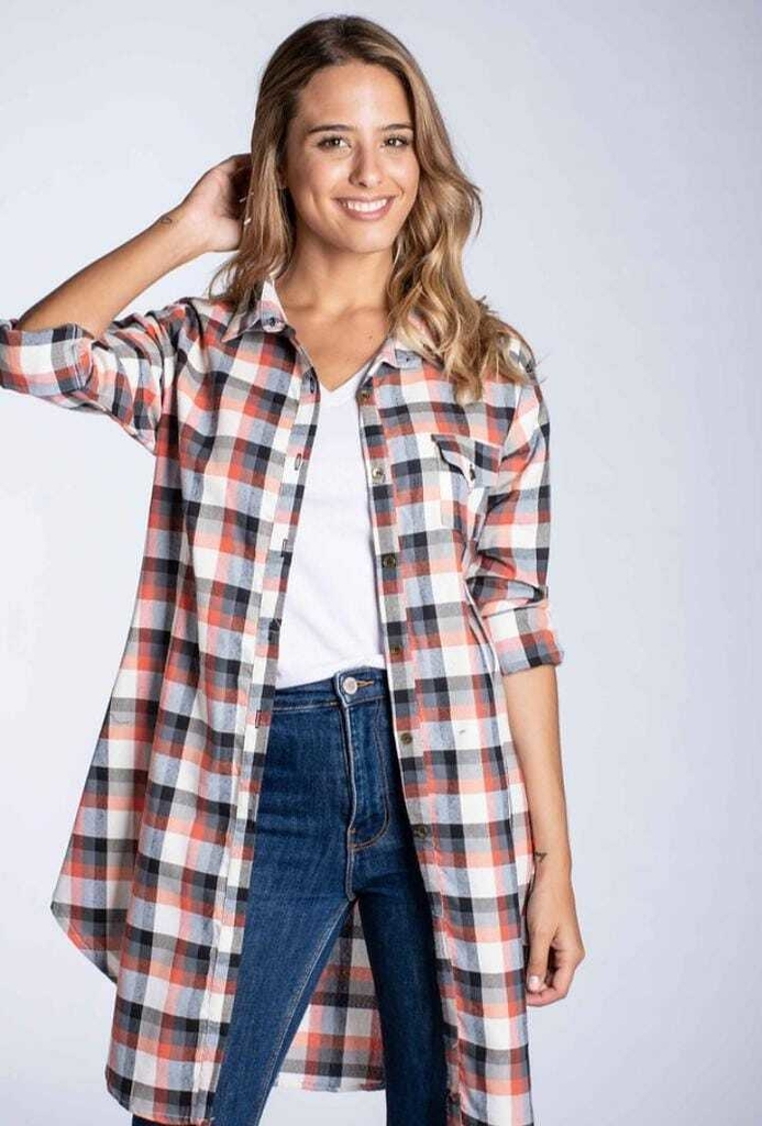 Camisas de best sale mujer cuadrille